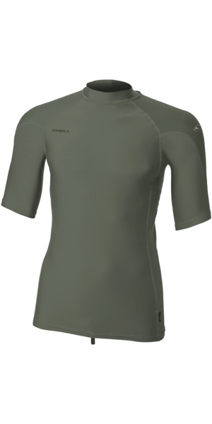 2026 O'Neill Mens Hyperfreak Skins Short Sleeve Rash Vest 5690 - Chimera / Chimera